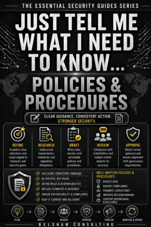 Security policies and procedures guide cover.
