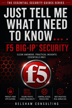 F5 BIG-IP Security book cover.